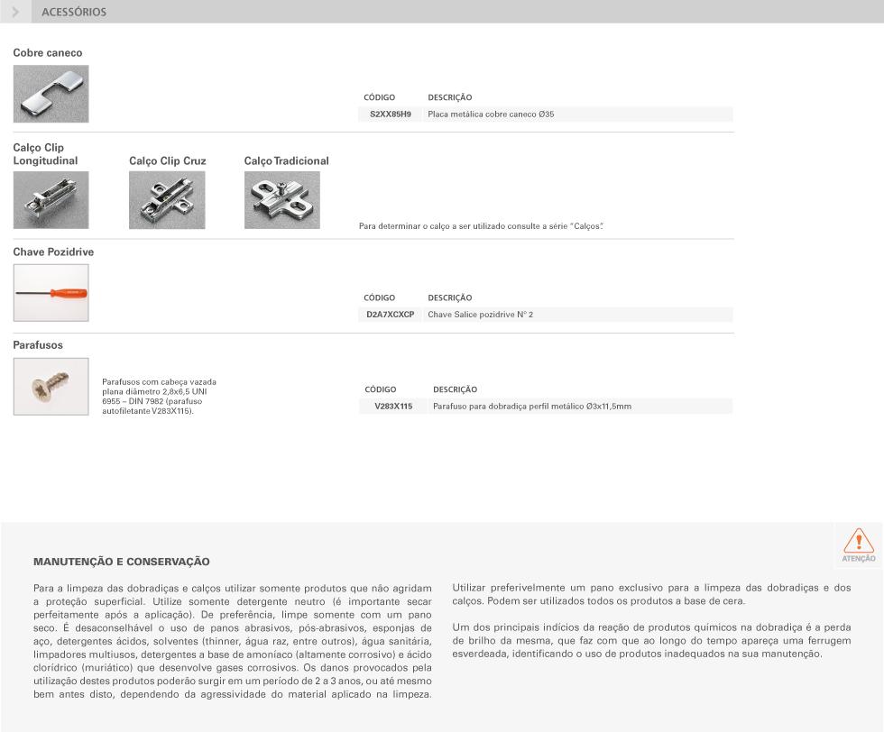 SÉRIE 200 - 105° PERFIL METÁLICO
