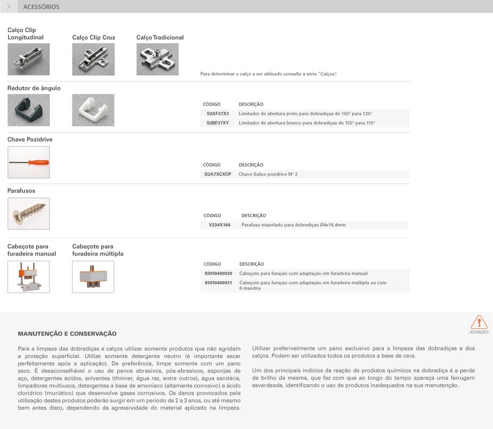 SÉRIE 200 - 155° GRANDES ESPESSURAS
