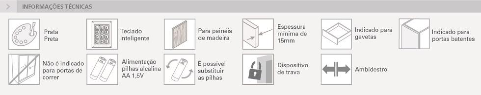 FECHADURA ELETRÔNICA M400